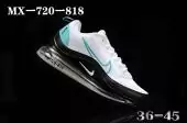 nike air max 720 818 femme homme pas cher white blue